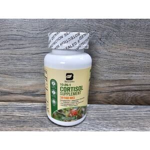 10-IN-1 Cortisol Supplement Magnesium Ashwagandha L-theanine, Relieve Stress